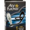 Star Fucker Glider Plug Silicone Dual Enhancer - Black