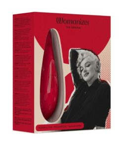 Womanizer Marilyn Monroe Special Edition Rechargeable Clitoral Stimulator - Vivid Red