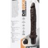 Dr. Skin Silicone Dr. Richard Vibrating Dildo 9in - Chocolate