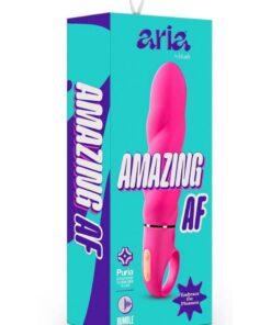 Aria Amazing AF Silicone Vibrator - Fuchsia