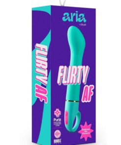Aria Flirty AF Silicone Vibrator - Teal