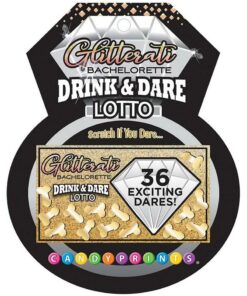 Gliterati Bachelorette Drink and Dare Lotto Game