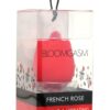 Inmi Bloomgasm French Rose Silicone Rechargeable Licking and Vibrating Clitoral Stimulator - Red