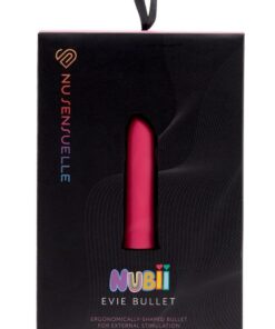 Nu Sensuelle Evie Nubii Rechargeable Silicone Bullet - Pink