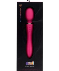 Nu Sensuelle Mika Nubii Rechargeable Silicone Mini Wand - Pink