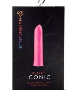 Nu Sensuelle Iconic Rechargeable Silicone Bullet - Deep Pink
