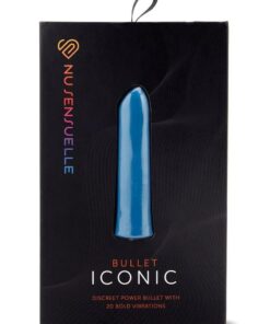 Nu Sensuelle Iconic Rechargeable Silicone Bullet - Deep Turquoise