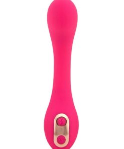 Nu Sensuelle Libi Flexible Rechargeable Silicone G-Spot Vibrator - Deep Pink