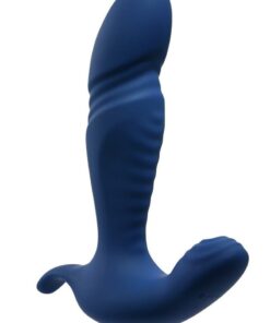 Gender X True Blue Rechargeable Silicone Thrusting Anal Vibrator - Blue