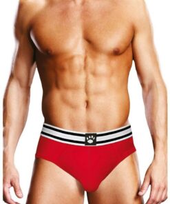 Prowler Red/White Open Brief - Small