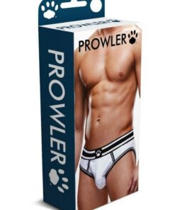 Prowler White/Black Open Brief - Small