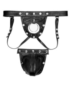 Prowler Red Leather Harness Jock - Large - Black