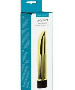 ME YOU US Lady Lust Ribbed Mini Vibrator - Gold