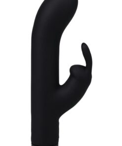 In a Bag Silicone Rechargeable Rabbit Vibrator - Black