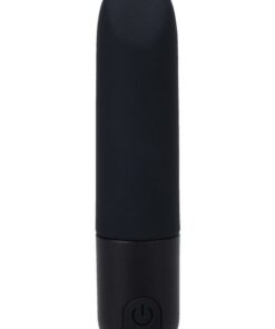 In a Bag Silicone Rechargeable Bullet Vibrator - Black