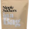 In a Bag Silicone Nipple Suckers - Black
