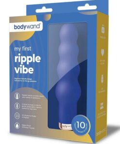Bodywand My First Ripple Vibe Silicone Rechargeable Vibrator - Blue