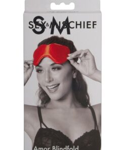 Sex and Mischief Amor Blindfold - Red