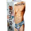 Prowler Bears with Hearts Brief - XXLarge - Blue