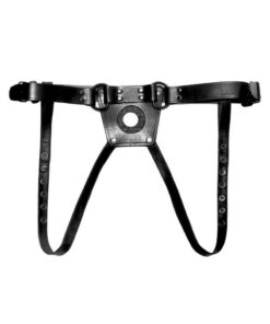 Prowler Leather Dong Harness - Medium - Black