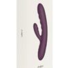Svakom Avery Silicone Dual Stimulating Rechargeable Vibrator - Violet