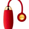 Svakom Ella Neo Silicone Interactive Bullet Vibrator - Red/Gold