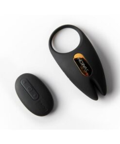 Svakom Winni 2 Silicone App Compatible Cock Ring with Remote - Black/Gold