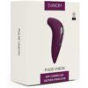 Svakom Pulse Union App Compatible Silicone Suction Stimulator - Violet/Silver