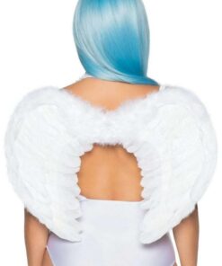 Marabou Trim Wings - O/S - White