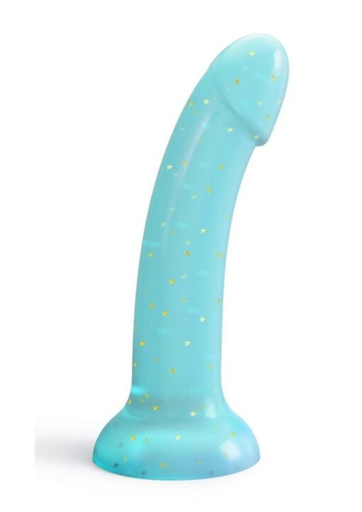 Love to Love Dildolls Nightfall Silicone Dildo - Teal/Gold