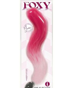Foxy Silicone Fox Tail Butt Plug - Pink
