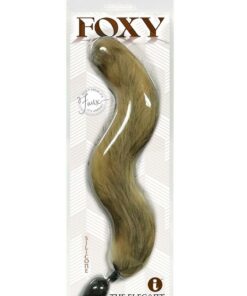Foxy Silicone Fox Tail Butt Plug - Gold