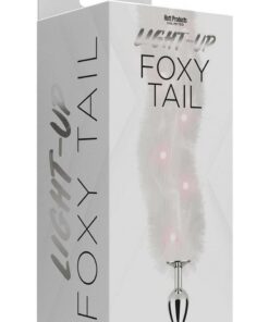 Foxy Tail Silicone Butt Plug - White