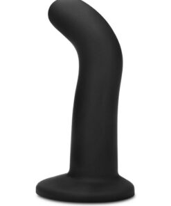 WhipSmart Remote Control Rechargeable Silicone G-Spot/P-Spot Dildo 5.5in - Black