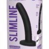 WhipSmart Rechargeable Silicone Slimline Dildo 5in - Black