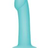 WhipSmart Remote Control Rechargeable Silicone G-Spot/P-Spot Dildo 7in - Blue