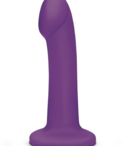 WhipSmart Remote Control Rechargeable Silicone G-Spot/P-Spot Dildo 7in - Purple