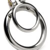 Master Series Locked Cock Stainless Steel Locking Cock and Ball Ring