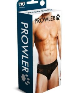 Prowler Lace Open Brief - Small - Black