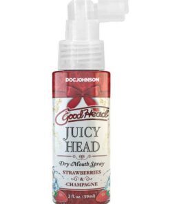 GoodHead Juicy Head Dry Mouth Spray - Strawberries and Champagne 2oz