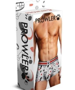 Prowler Spring/Summer 2023 Puppie Print Trunk - Large - White/Black