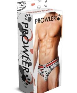 Prowler Spring/Summer 2023 Puppie Print Open Brief - Large - White/Black