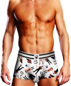 Prowler Spring/Summer 2023 Leather Pride Trunk - XLarge - White/Black