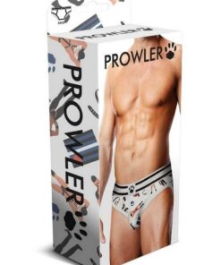 Prowler Spring/Summer 2023 Leather Pride Brief - Medium - White/Black