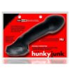 Hunkyjunk Double Thruster Textured Double Penetrator Sling - Tar Ice Black