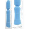 Out of The Blue Rechargeable Silicone Wand Vibrator - Blue