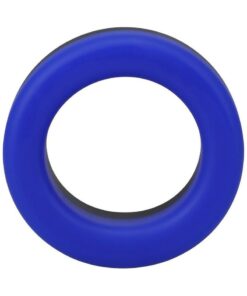 Rock Solid The Big O Silicone Cock Ring - Blue/Black