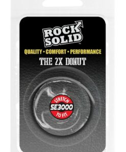 Rock Solid The 2X Donut Cock Ring - Clear