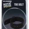 Rock Solid The Belt Adjustable Silicone Cock Ring - Black