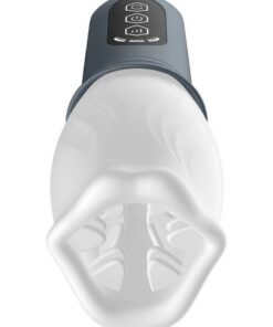 LUX Active First Class Rechargeable Rotating Masturbator Cup - Navy/White